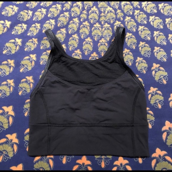 Lululemon Black longline strappy crop - Picture 5 of 6